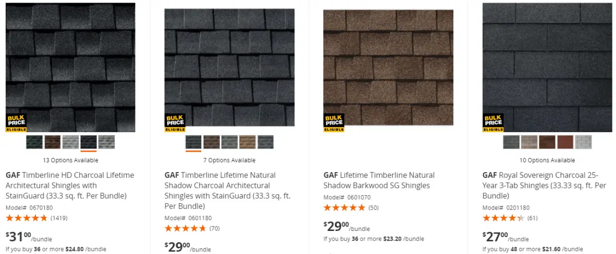 2019 Roofing Shingles Prices â Estimate Your Roof ...