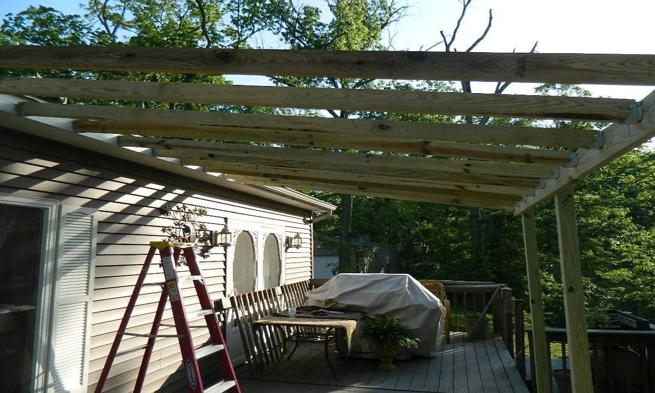 Add Metal Roof Over Deck Build