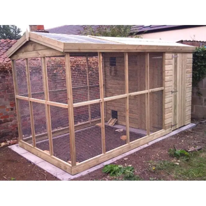 Aviaries Hilton 3 Part Mesh Roof, 8ft x 4ft Perfect... rabbits get ...