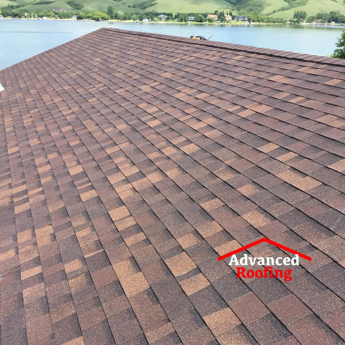 Before and After of a New Roof From an Insurance Claim