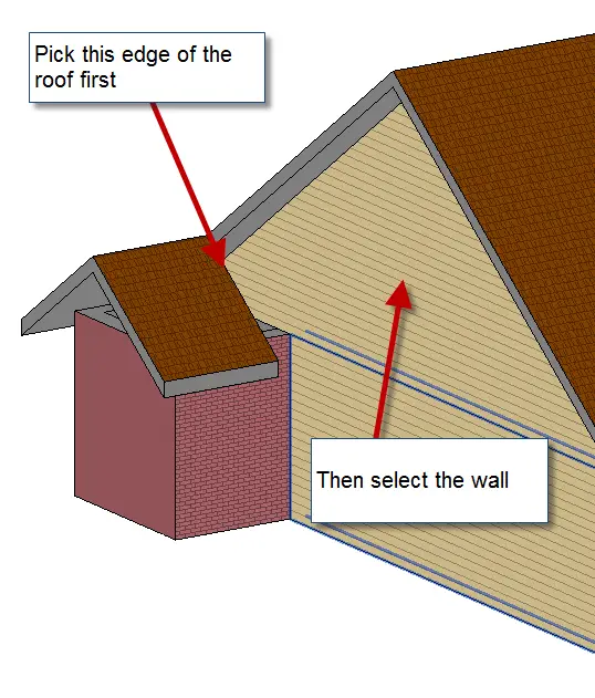 Continuous Overhanging Gable Roof