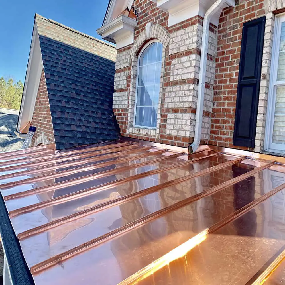 Copper Roof Installation