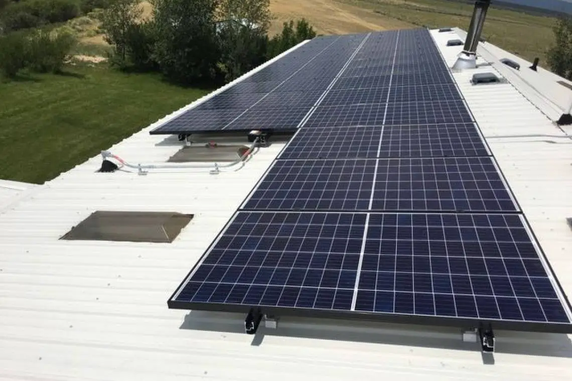 Corrugated Steel Roof Solar Panel Installation in Walden ...