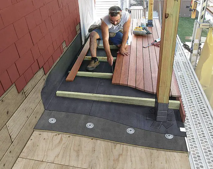 Decking Over a Roof