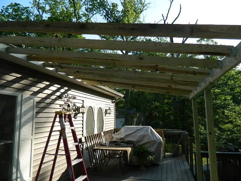 Diy Deck Cover Add Metal Roof Over Build