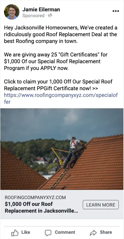 Facebook Ads for Roofers: How To Get More Roofing Jobs