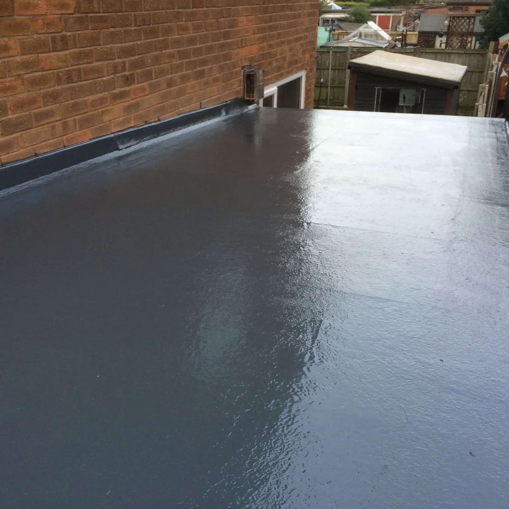 Flat garage roof repair in Burnley