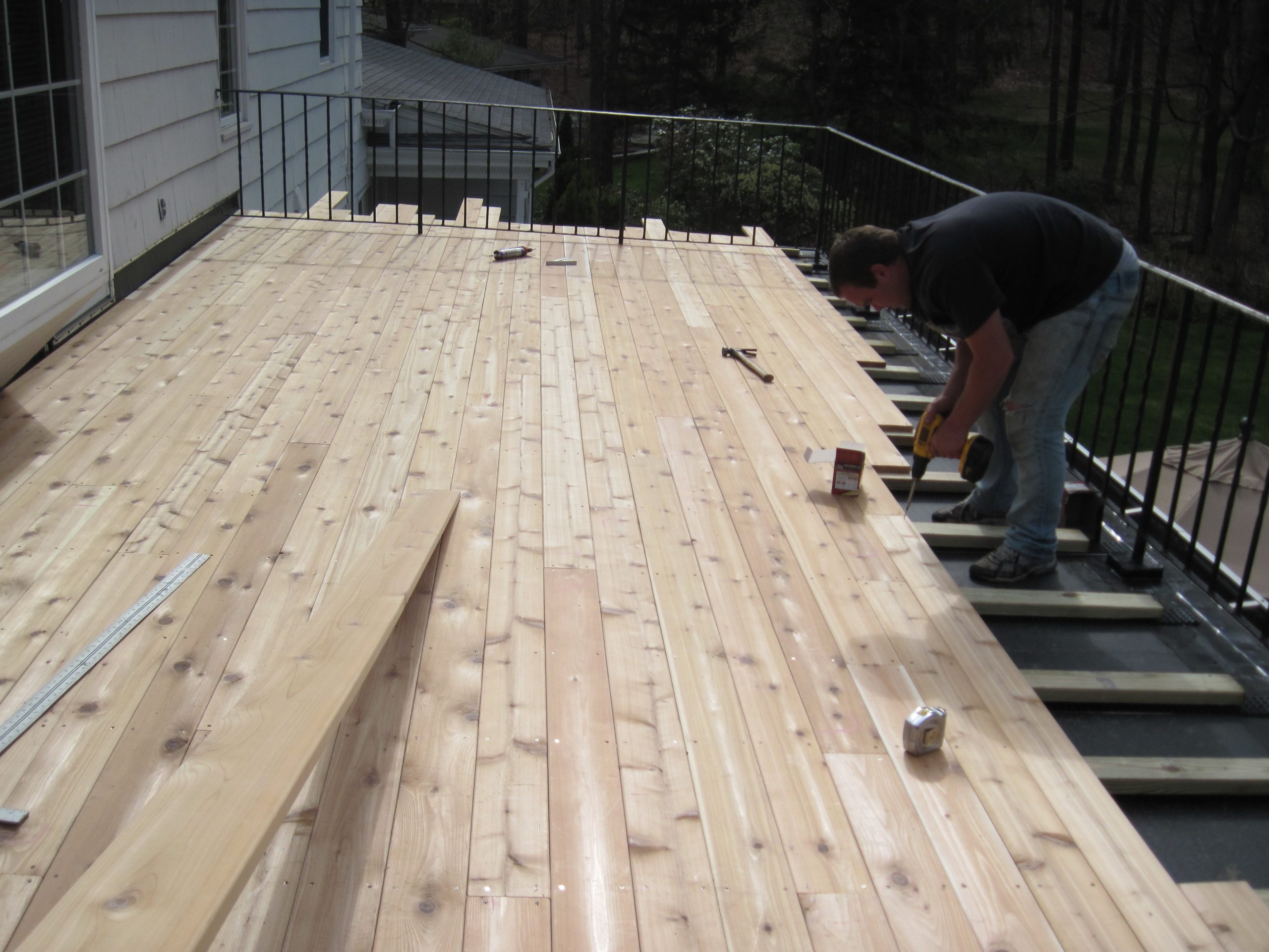 Flat Roof Deck Construction