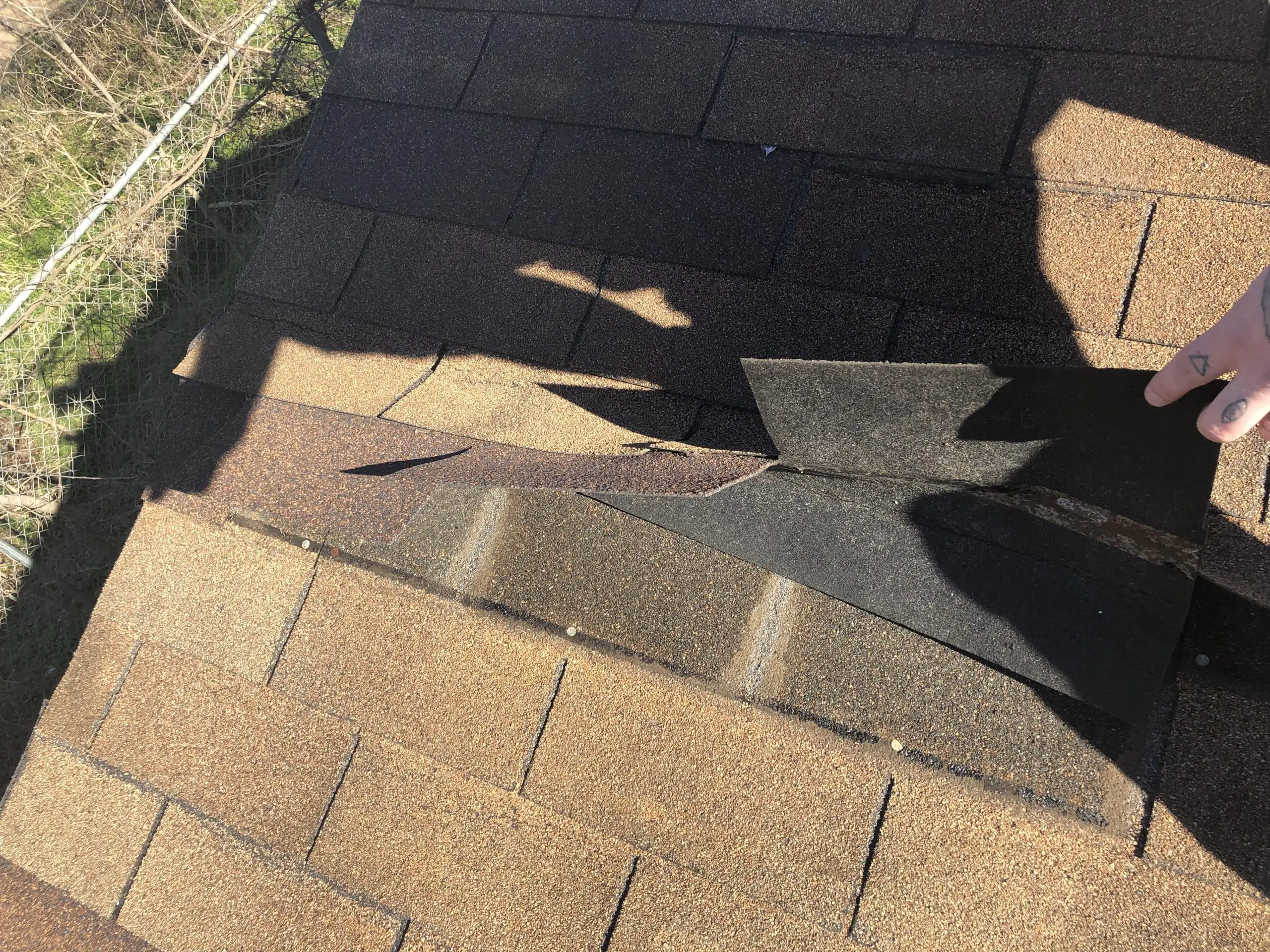 Found out this happened to my roof. More photos in ...