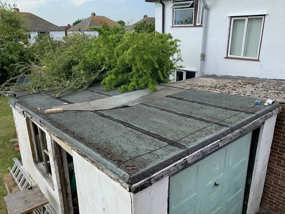 Garage flat roof repair or replacement