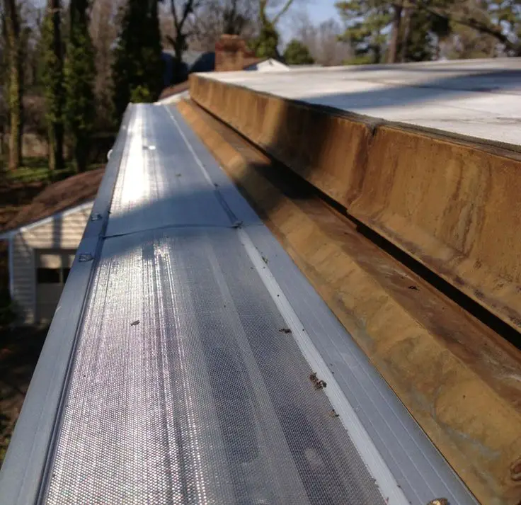 Gutter Guards For Metal Roof. Crowned Gutter Screen Performs Best ...