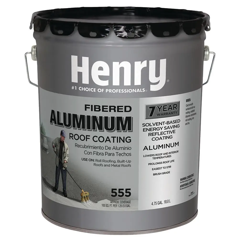 Henry 4.75 GAL HE555 Premium Aluminum Reflective Roof ...