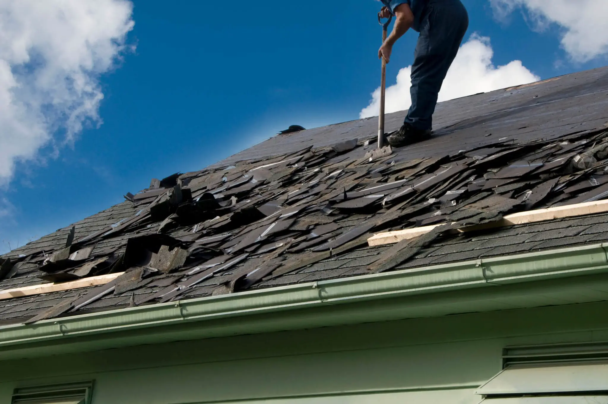 How much debris will my roof replacement create?
