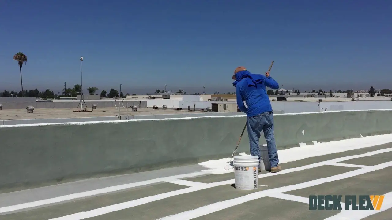 How to Apply Elastomeric Roof Coating Using Deck Flex ...