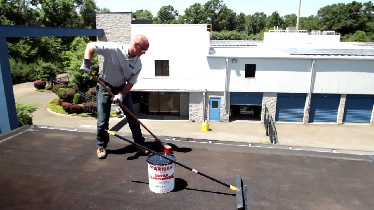 How to Apply Rubberized Roof Coating on flat roof