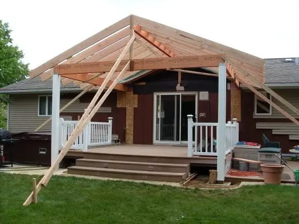How To Build A Gable Roof Over A Patio