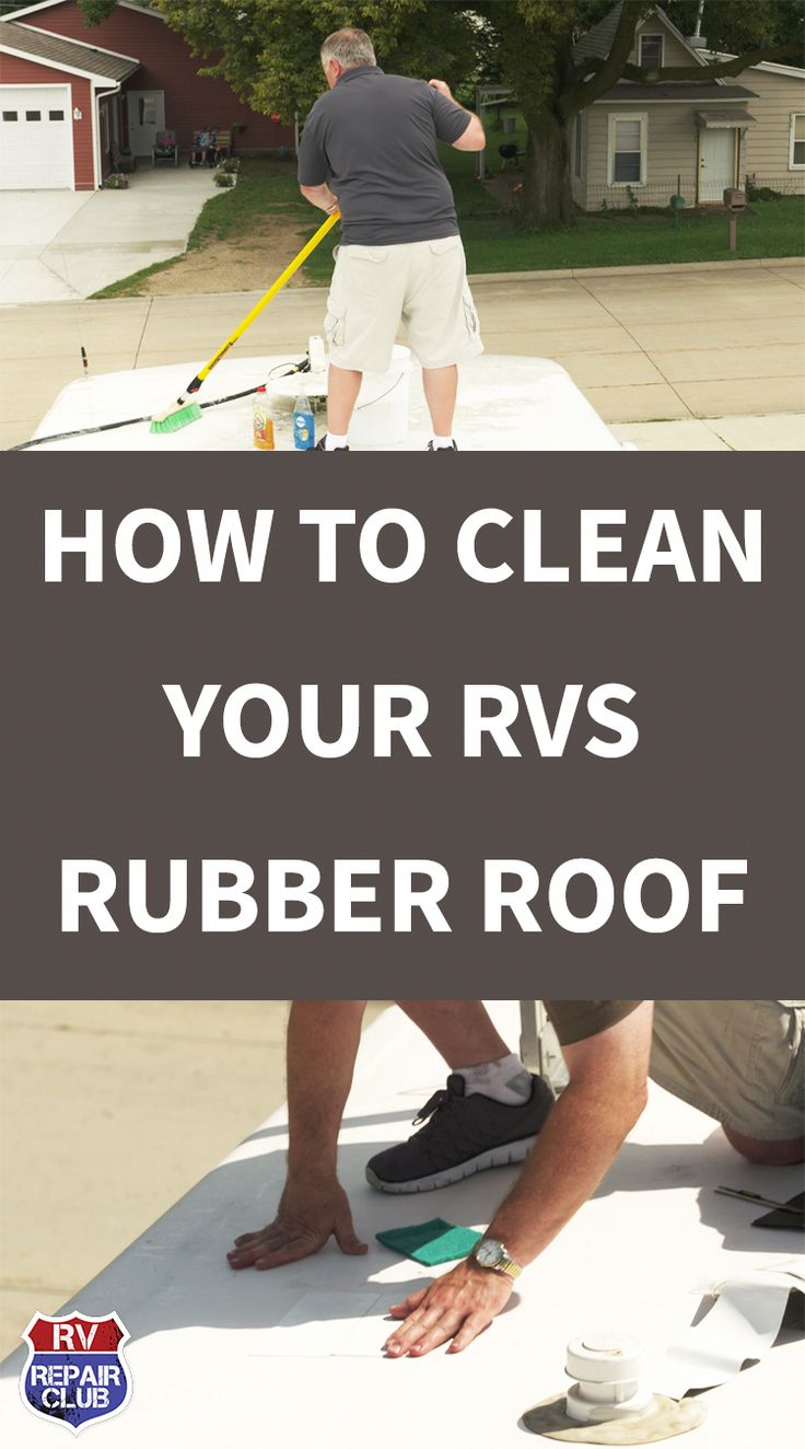 How to Clean a rubber Roof &  Condition It