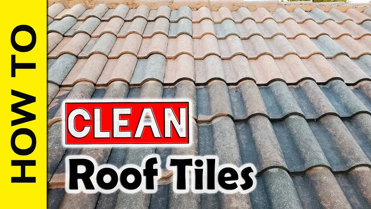 How to clean roof tiles
