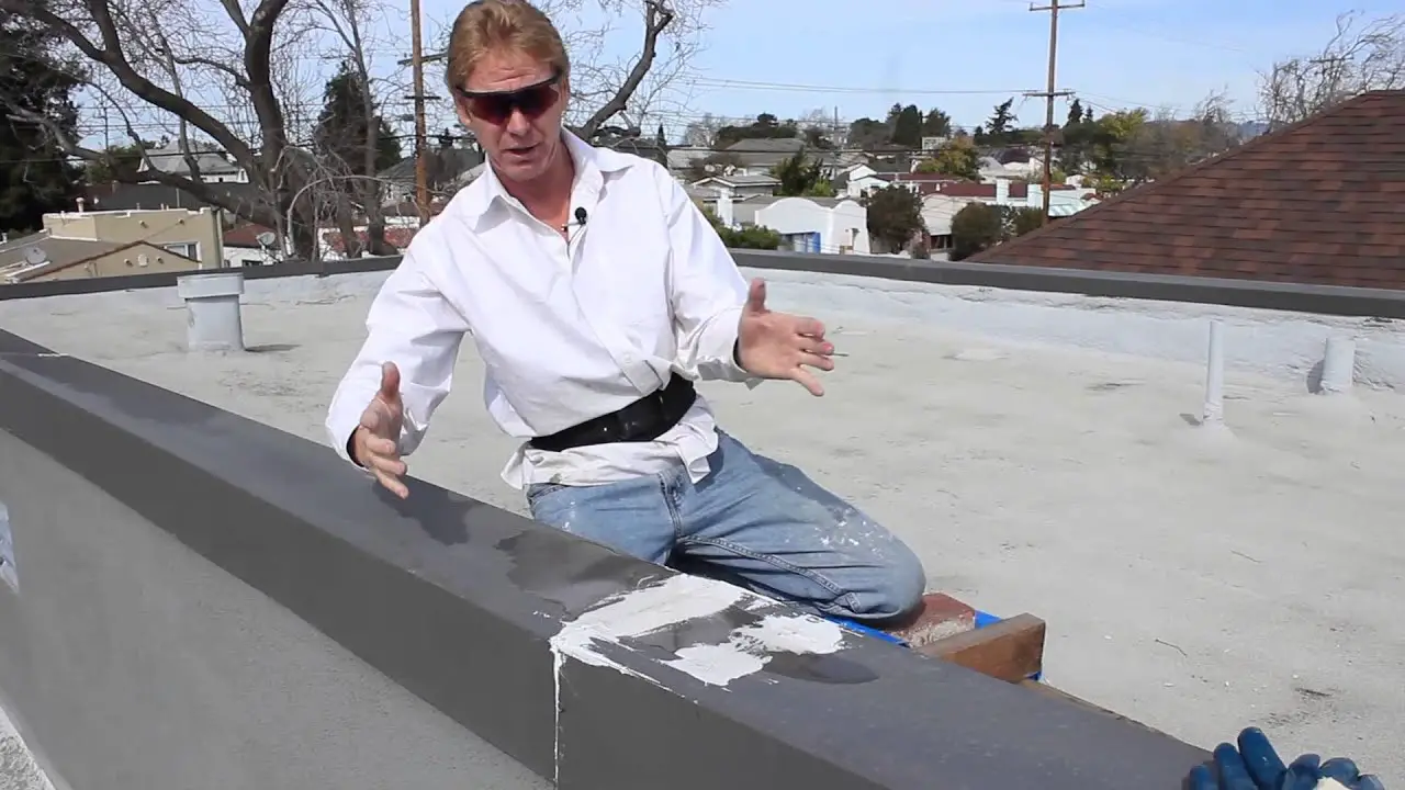 how to fix or repair leaking roof flashing, polyurethane ...