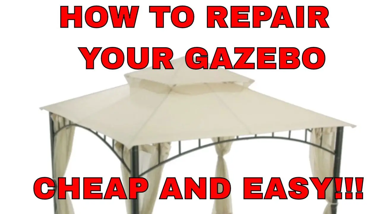 HOW TO FIX YOUR GAZEBO CHEAP AND EASY!!! SUMMER VERANDA ...