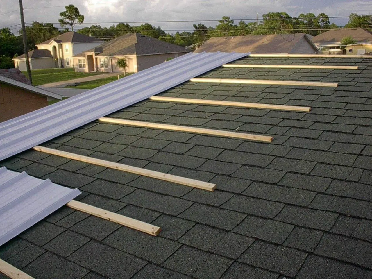 How To Install Metal Roofing Over Shingles ...
