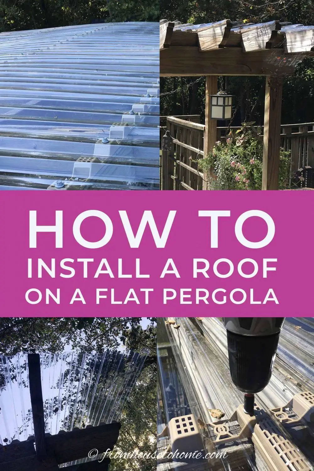 How to Put a Roof On A Flat Pergola in 2020