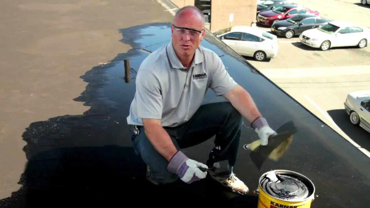 How to repair a flat roof leak Underwater permanently ...