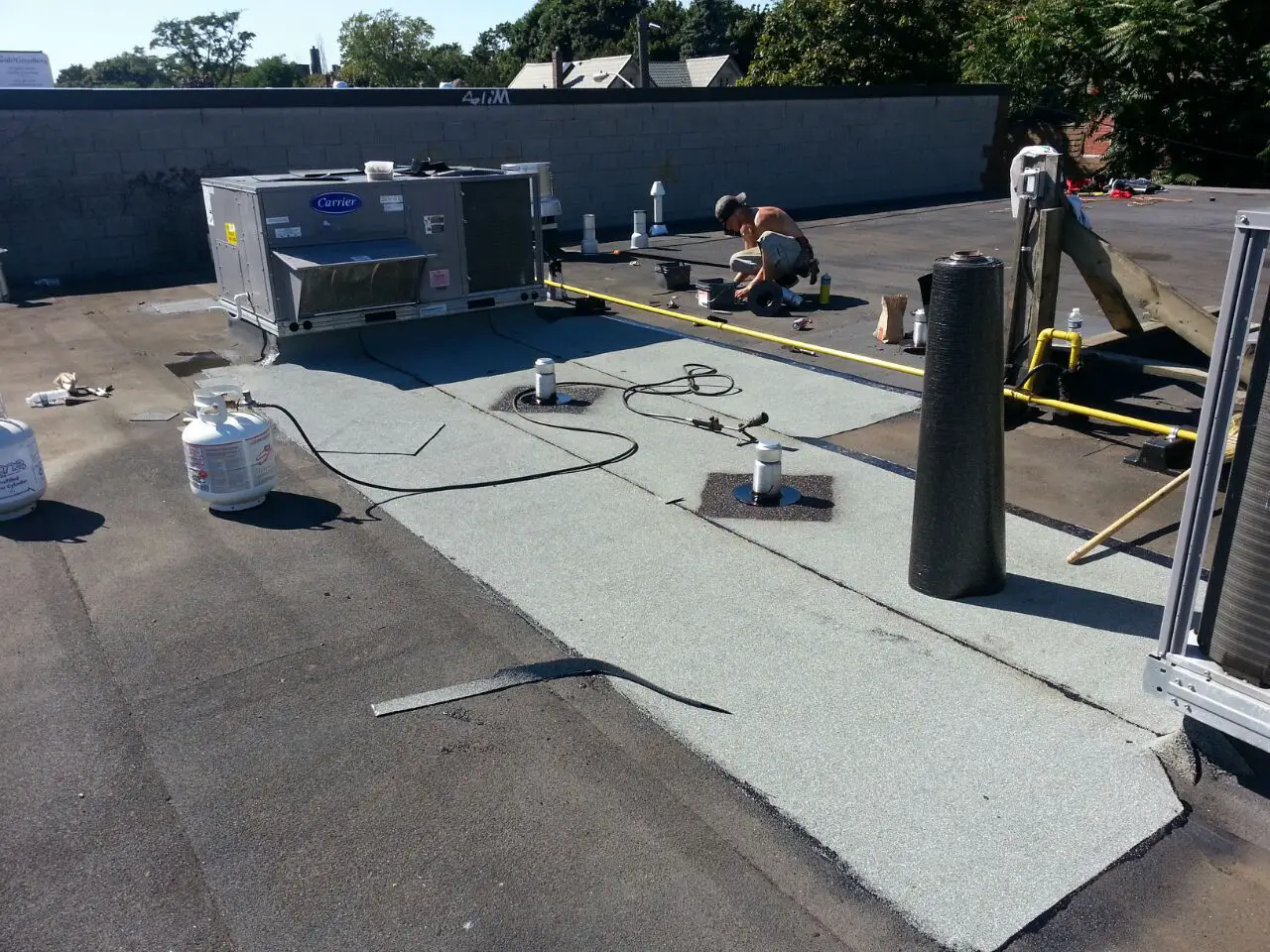 How to repair Flat EPDM Roof in Wimbledon  Professional ...