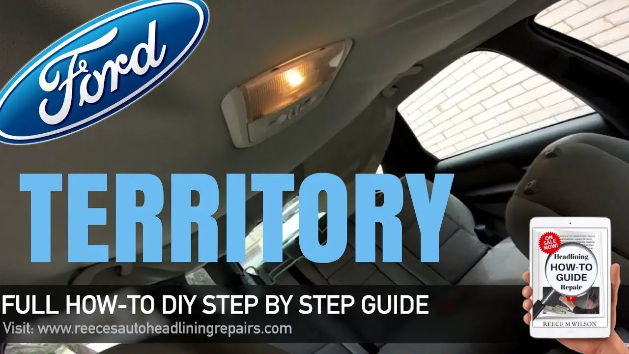 How To Repair Sagging Roof Lining on Ford Territory