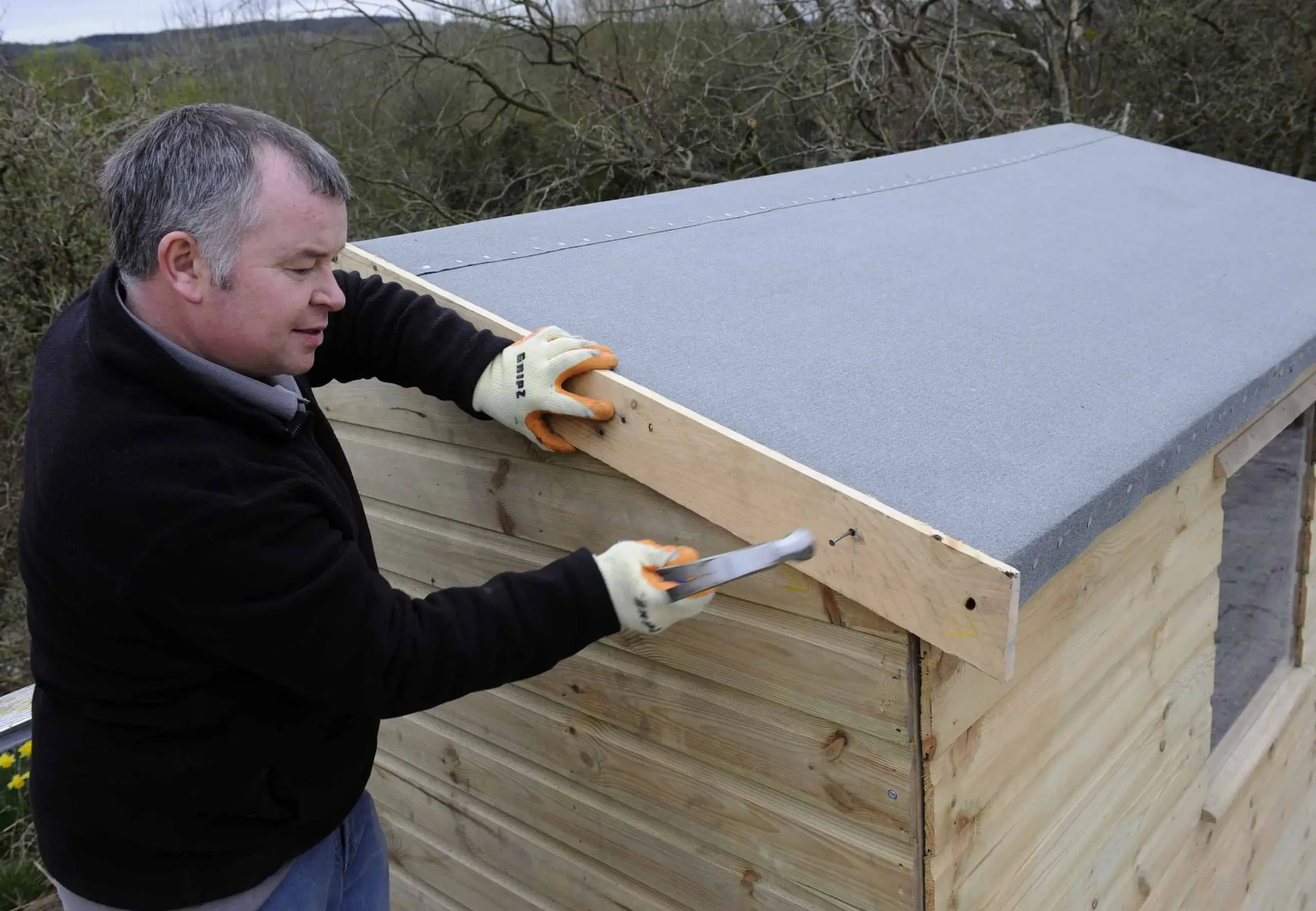 How to reroof a shed