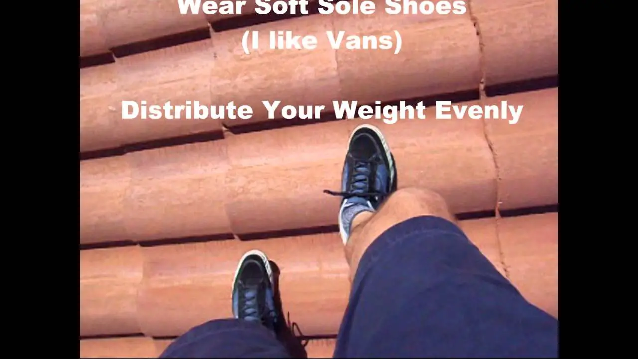 How to Walk on a Concrete Tile Roof