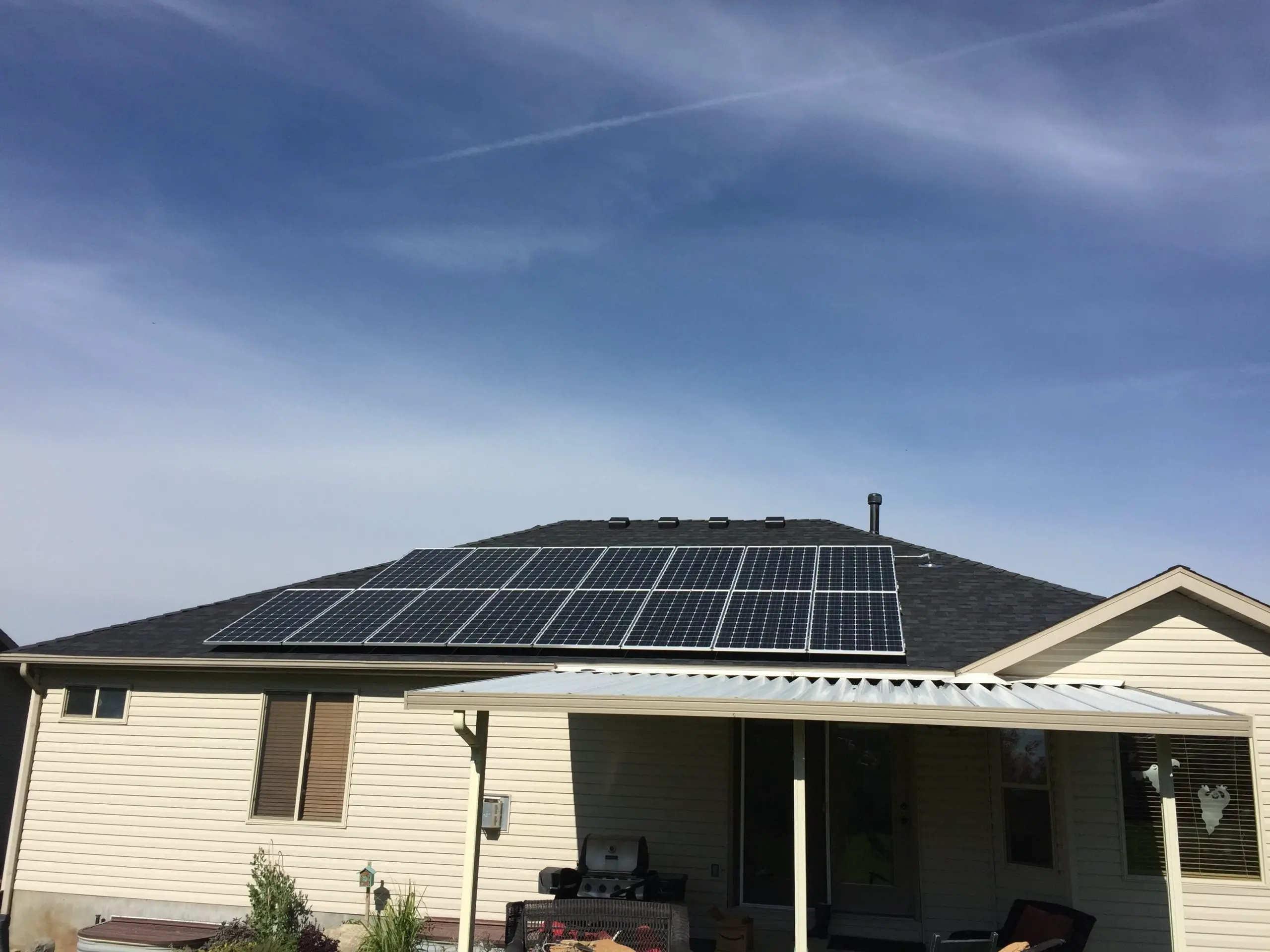 I have a roof. So I put solar panels on it. : DIY