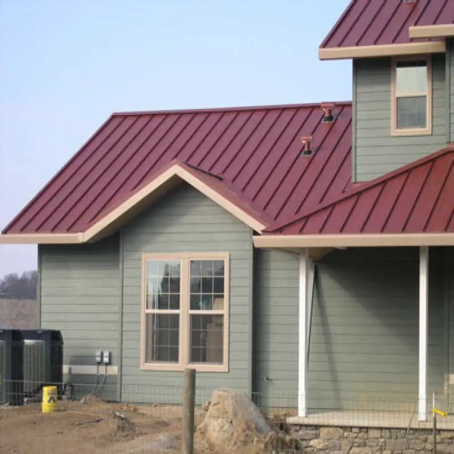 Impressive Barn Metal Roofing #3 Houses With Red Metal Roof
