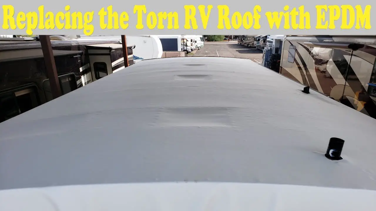 Installing a Rubber Roof on a Travel Trailer