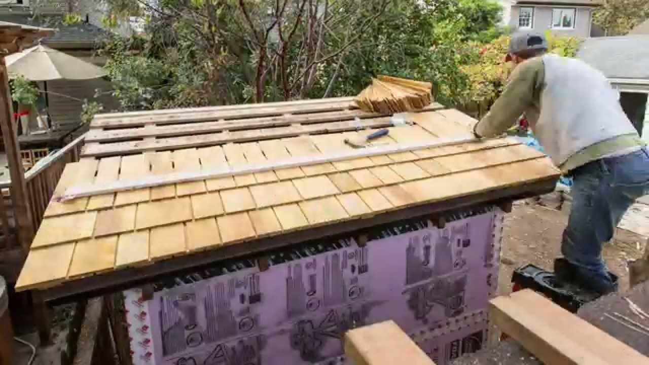 Installing Shingles on my Garden Shed Roof