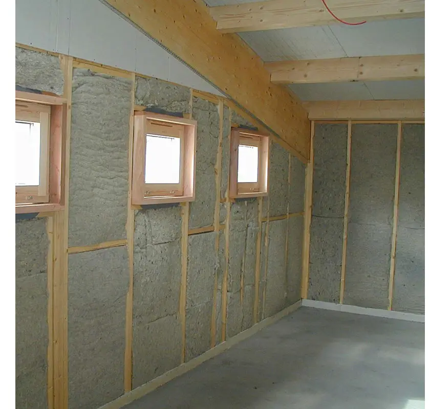 Insulating a shed