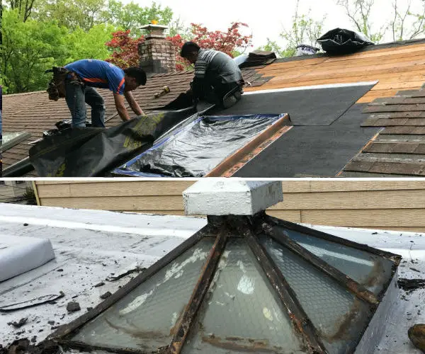 LEAKING SKYLIGHT FIX  Three Brothers Roofing Contractor, Local ...