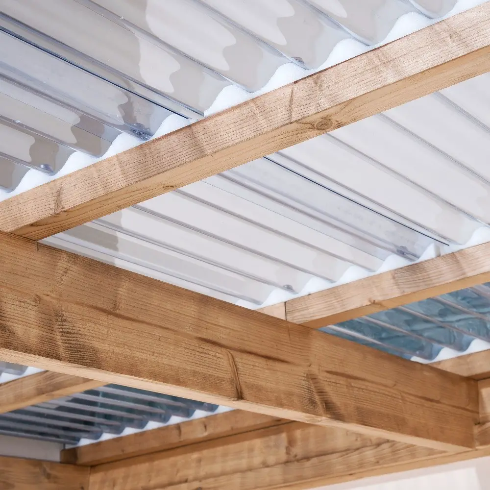 Mini Profile Corrugated PVC Roof Sheet Lightweight