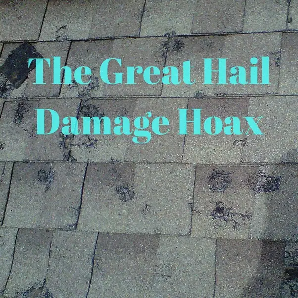 My roof was damaged by hail but my insurance company says it found no ...