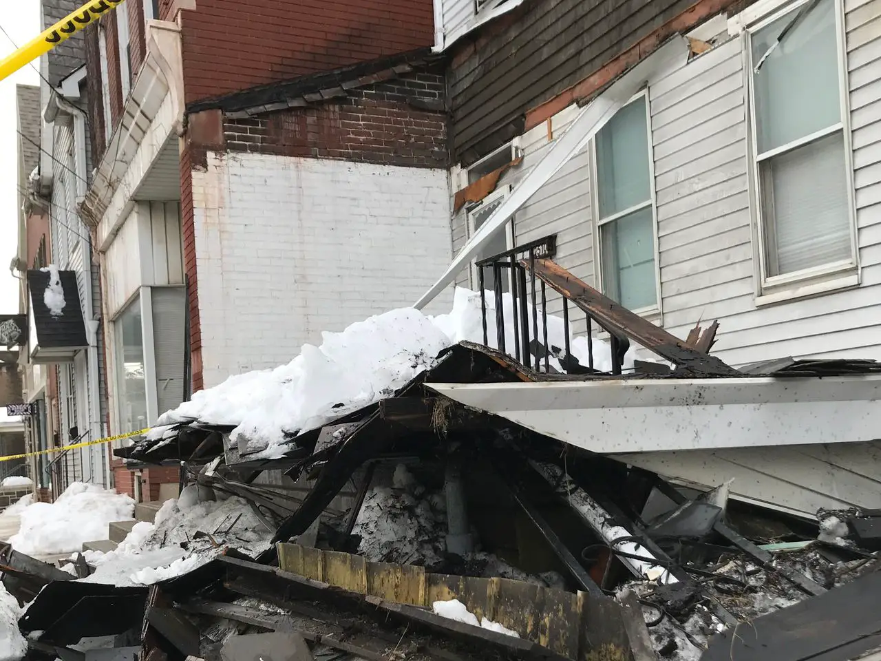 Porch roof collapses at South Bethlehem home (PHOTOS ...