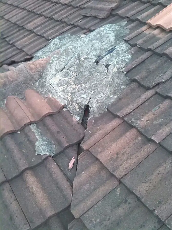 Repair leaking roof