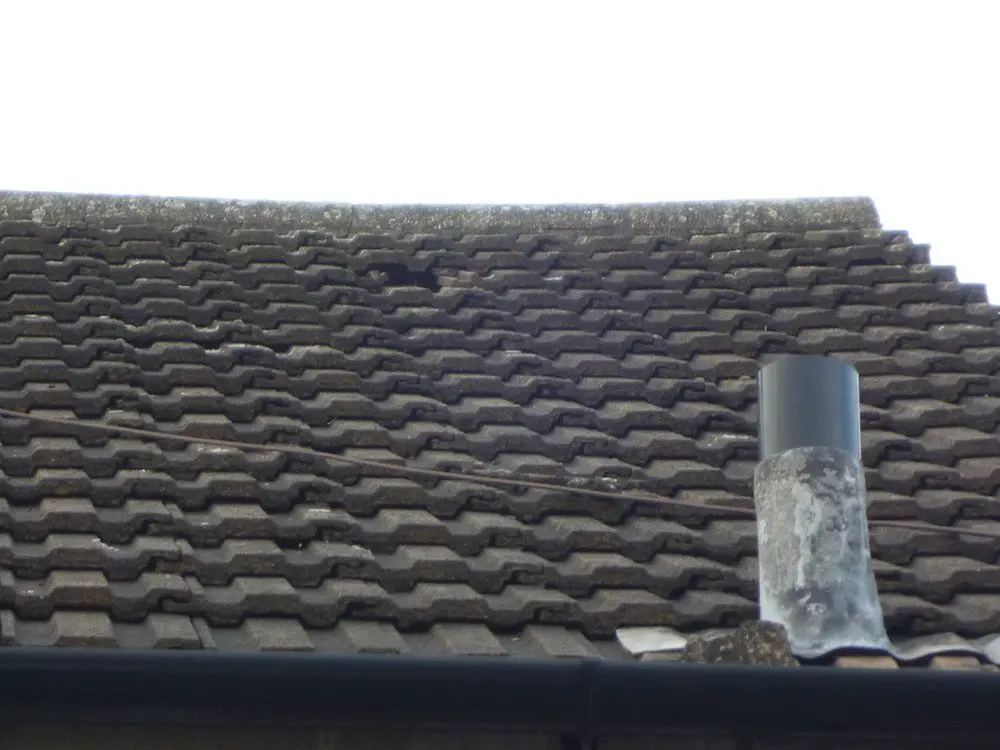 Replace a concrete roof tile