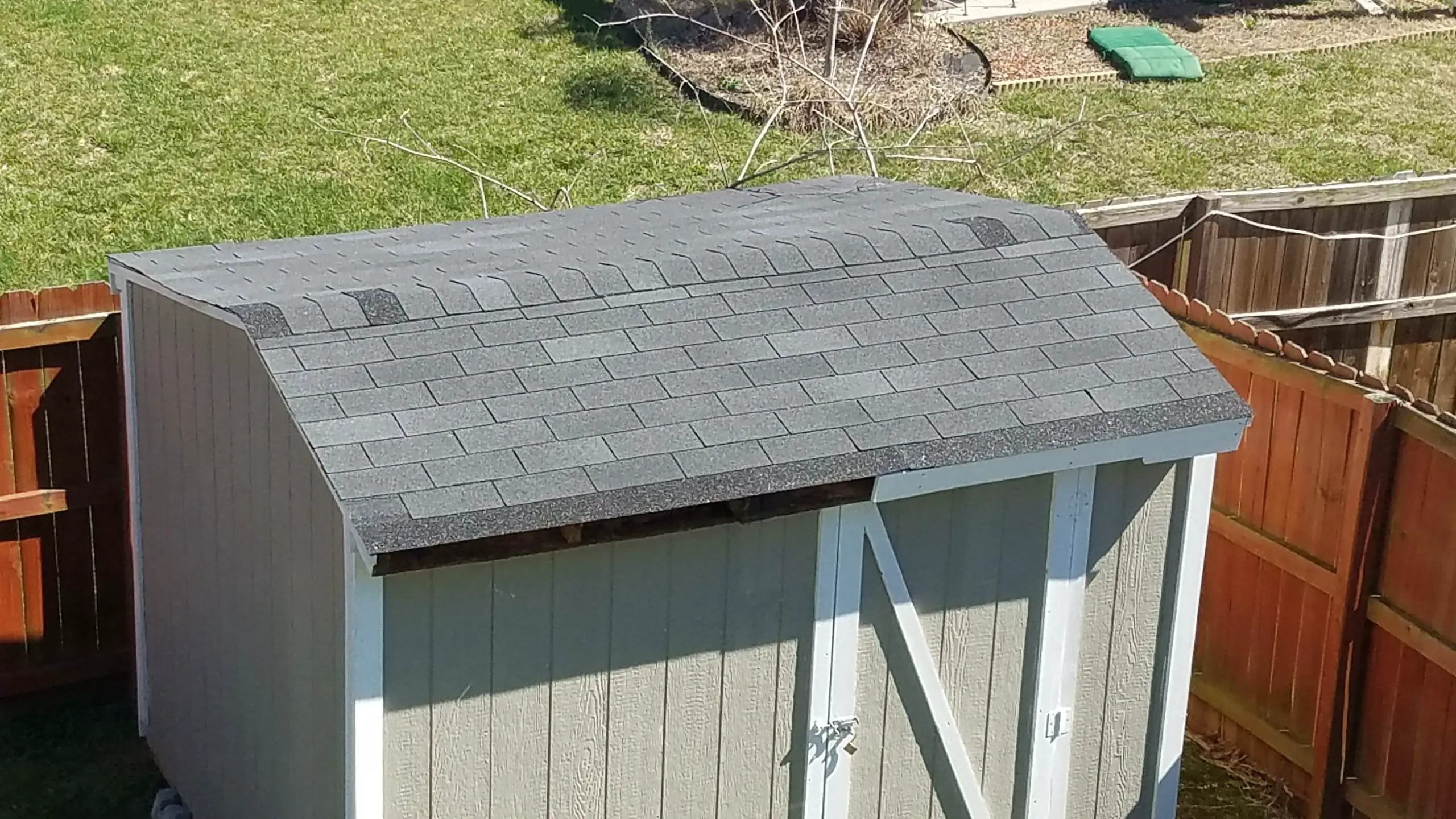 Replace a row of shingles on a shed, or do I have to replace the entire ...