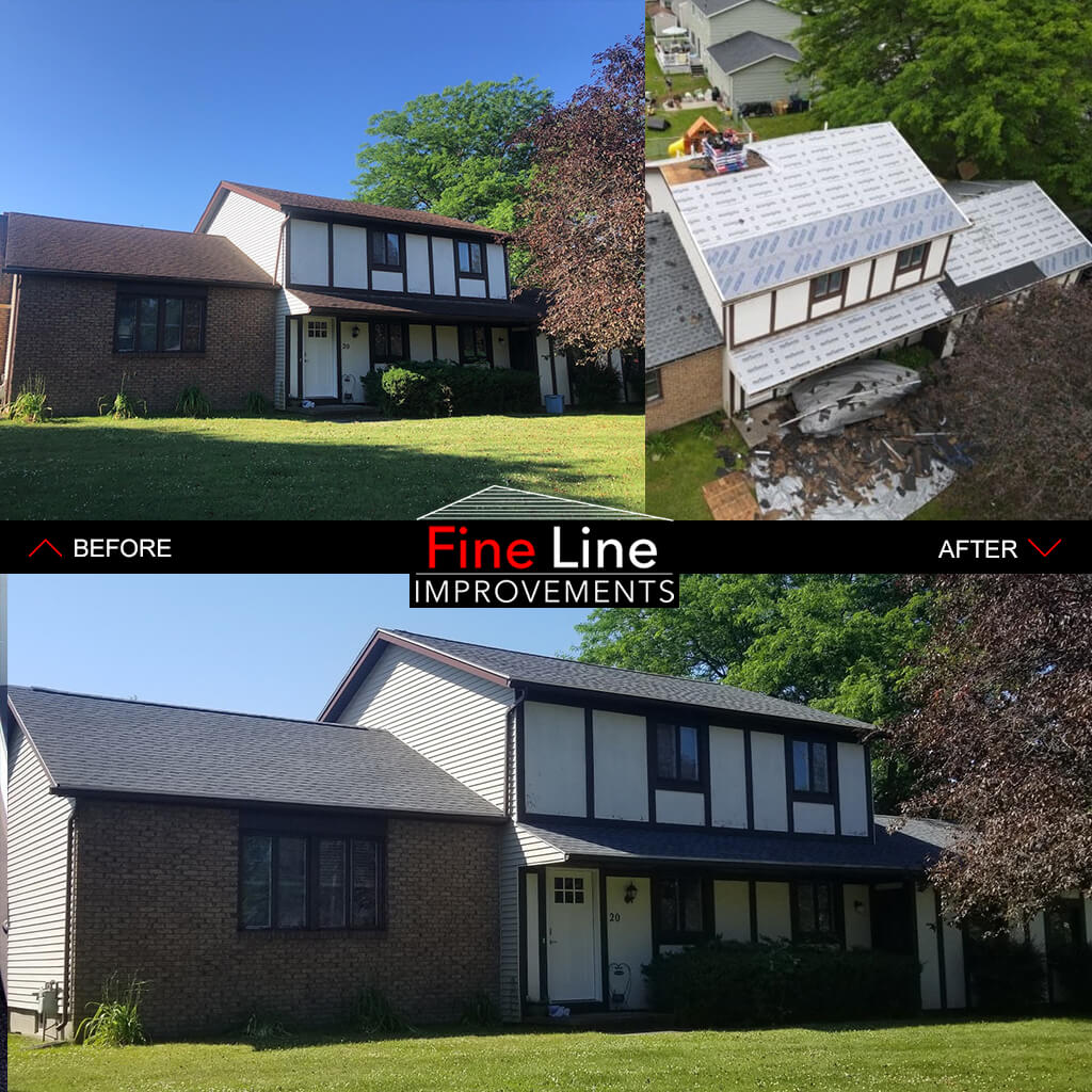 Roof Tear Off and Replacement With New GAF System Rochester, NY 14620