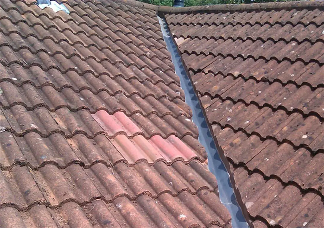 Roof valley repair