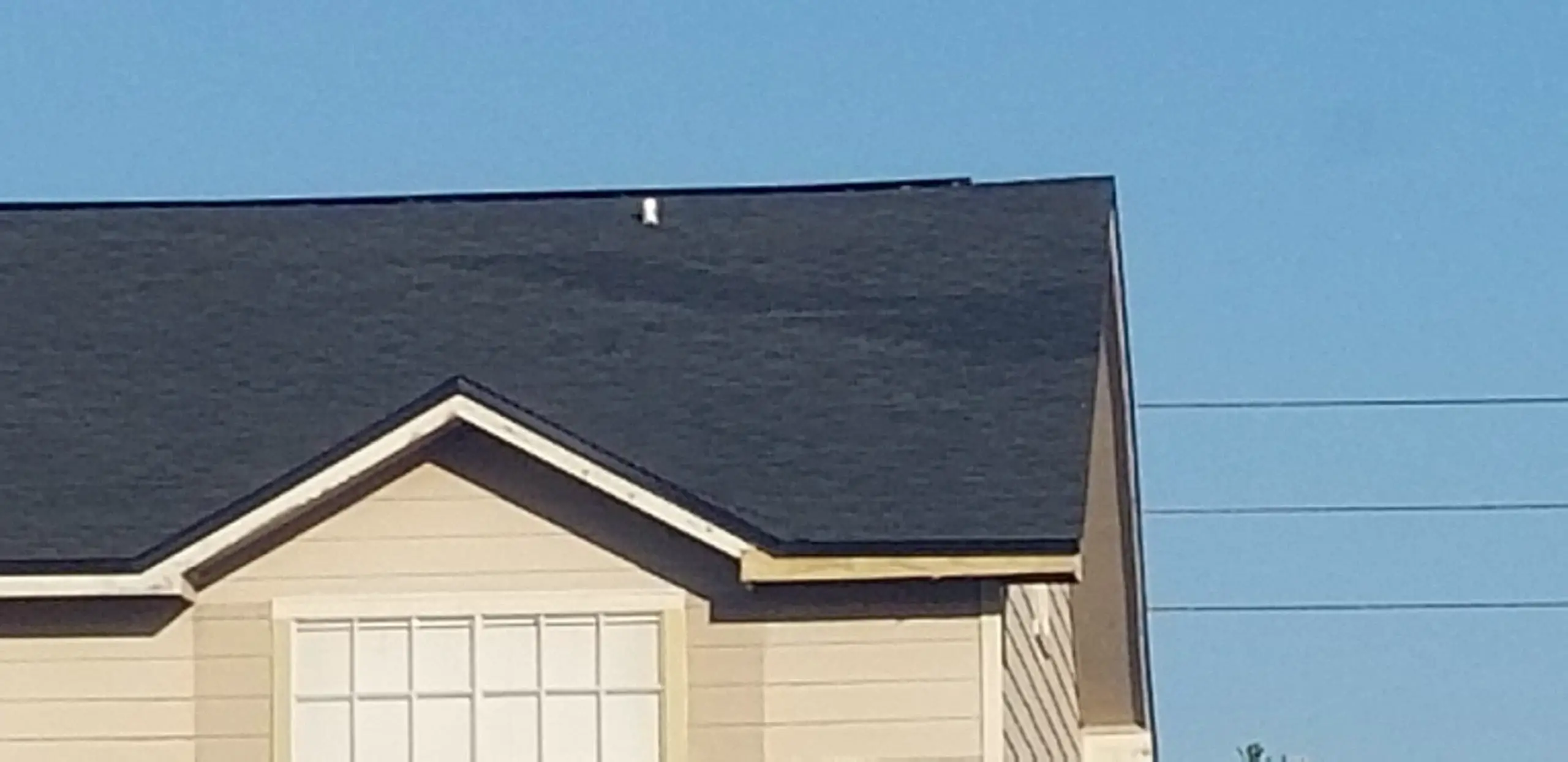 Roofer used two different batches of shingles ...