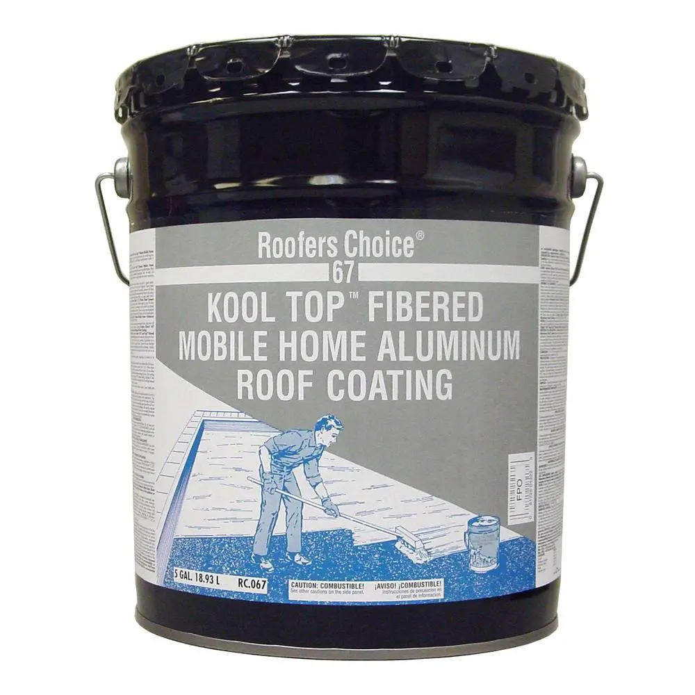 Roofers Choice 4.75 Gal. Mobile Home Aluminum Reflective ...