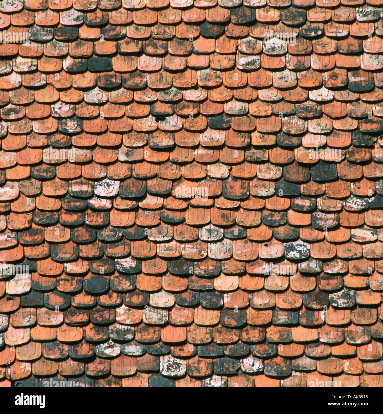 Roofing tiles Biberschwanz Dachziegel Europa europe Background Stock ...