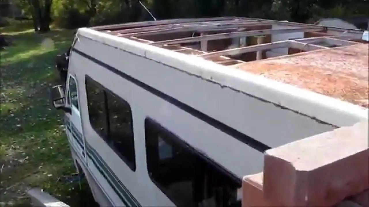 RV Rubber Roof complete teardown and replacement