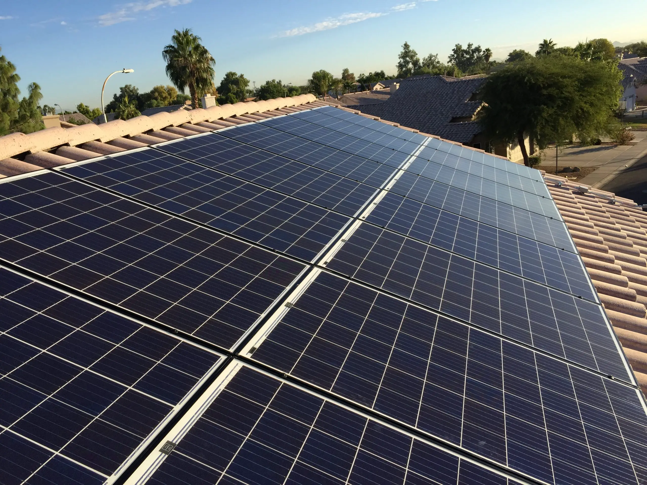 Spanish Tile Roof Mount Solar Panel Installation in Roswell, NM